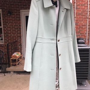 J Crew Lady Day Coat in Light Blue Size 2